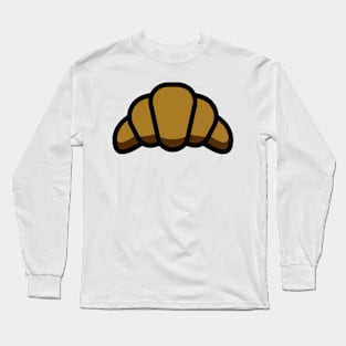 Croissant Bread Cartoon Icon Long Sleeve T-Shirt